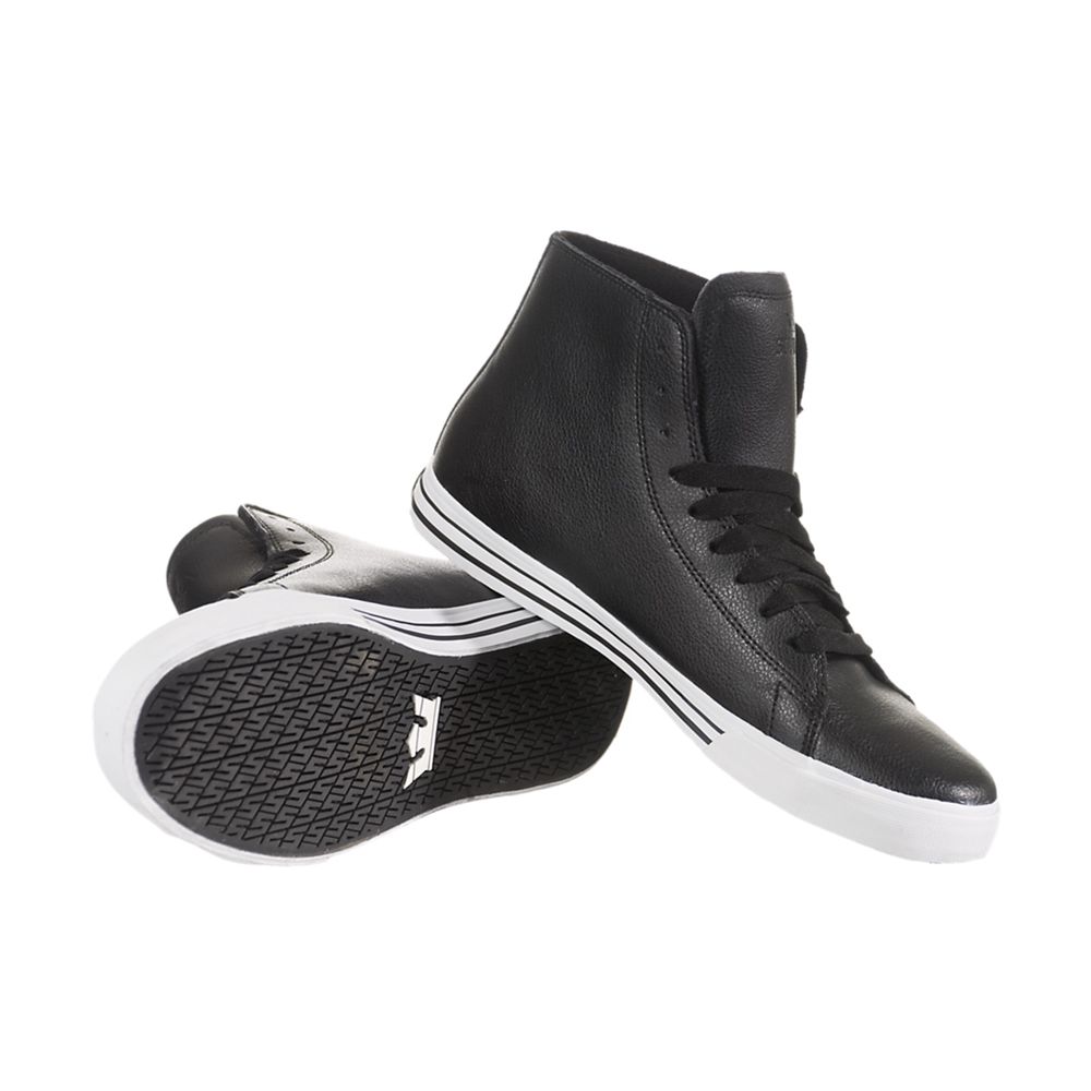 Baskets Montantes Supra Thunder High Noir Black Homme | NWM-10880738